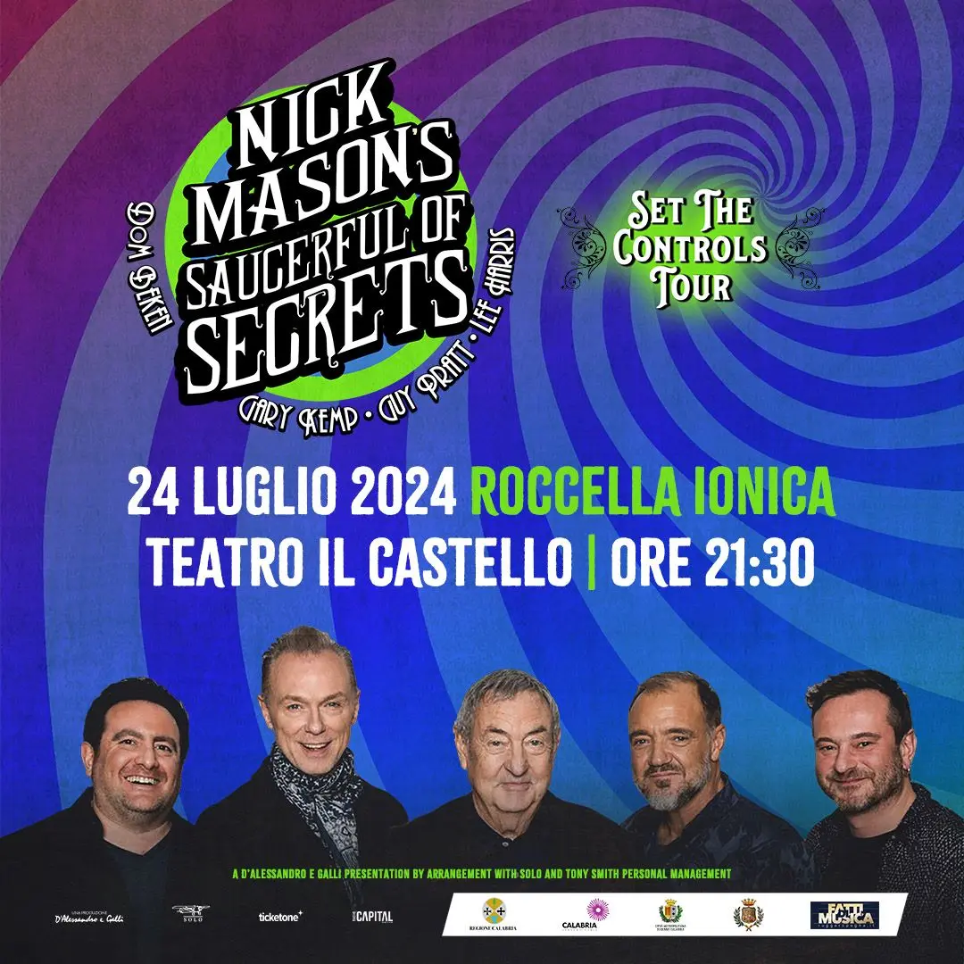 Nick Mason 2024 New Artwork - SM Square ROCCELLA IONICA