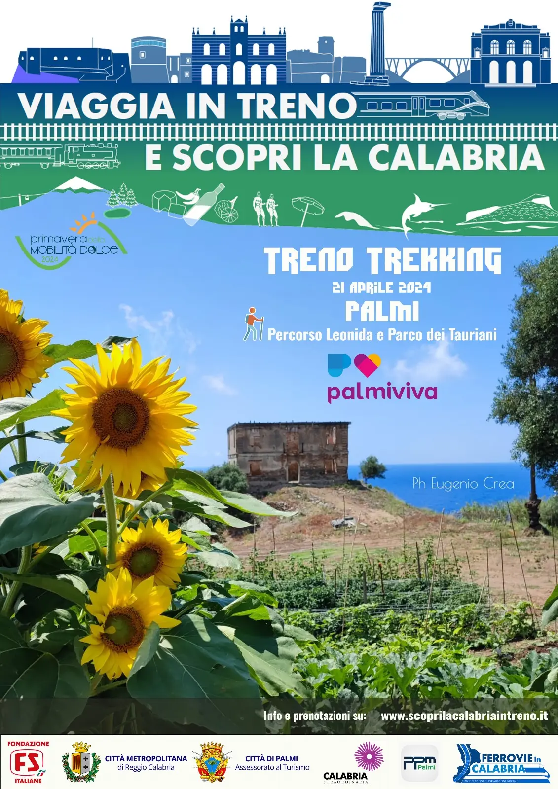 treno trekking palmi 21 aprile