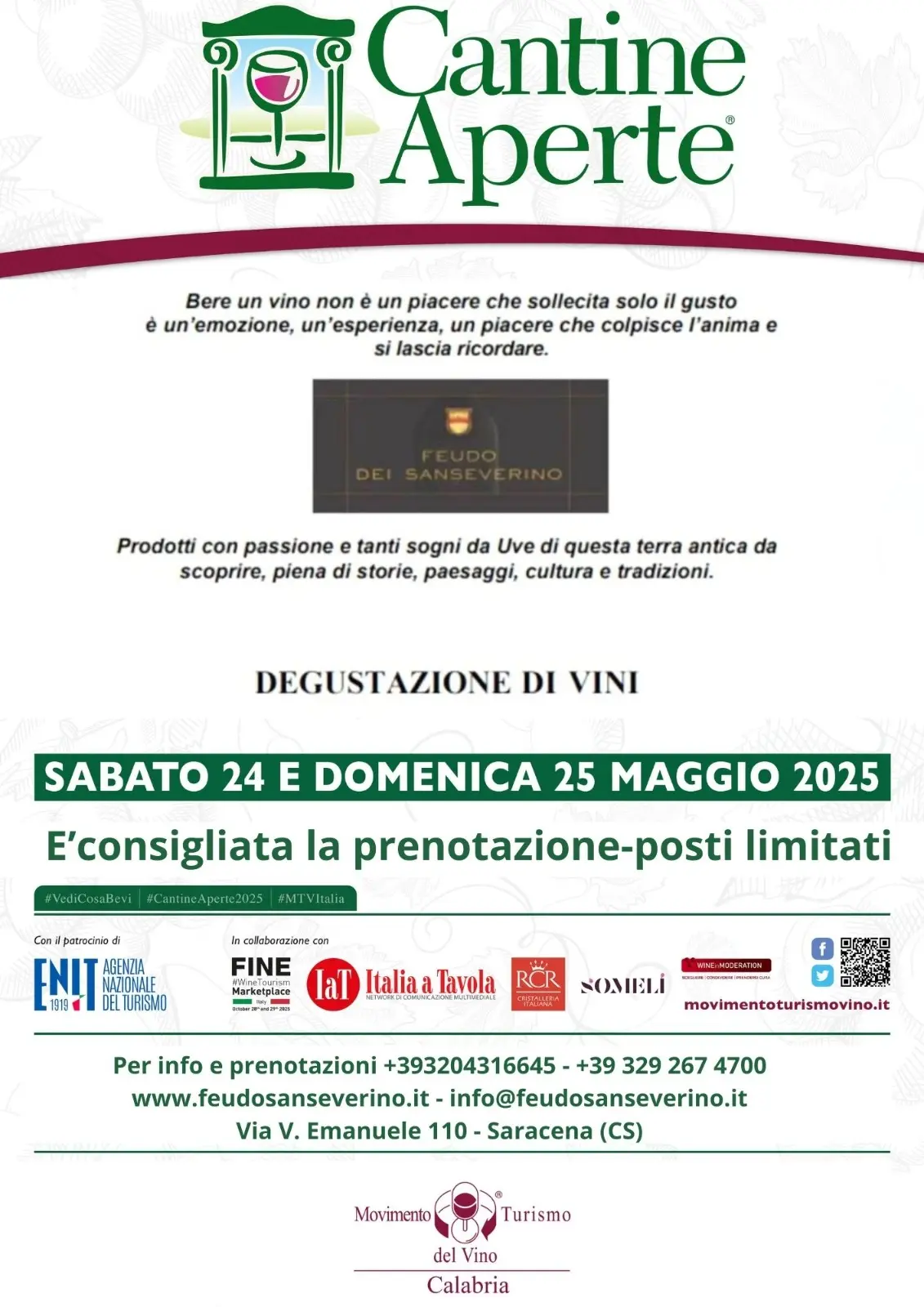 Cantine Aperte, Feudo dei Sanseverino