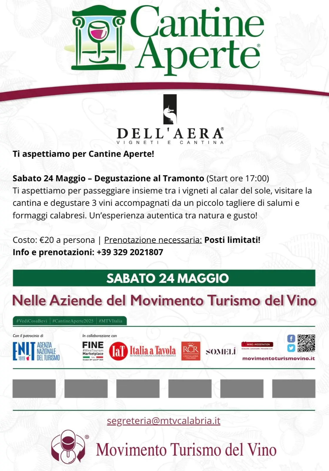 Cantine Aperte, Dell'Aera Vigneti e Cantine