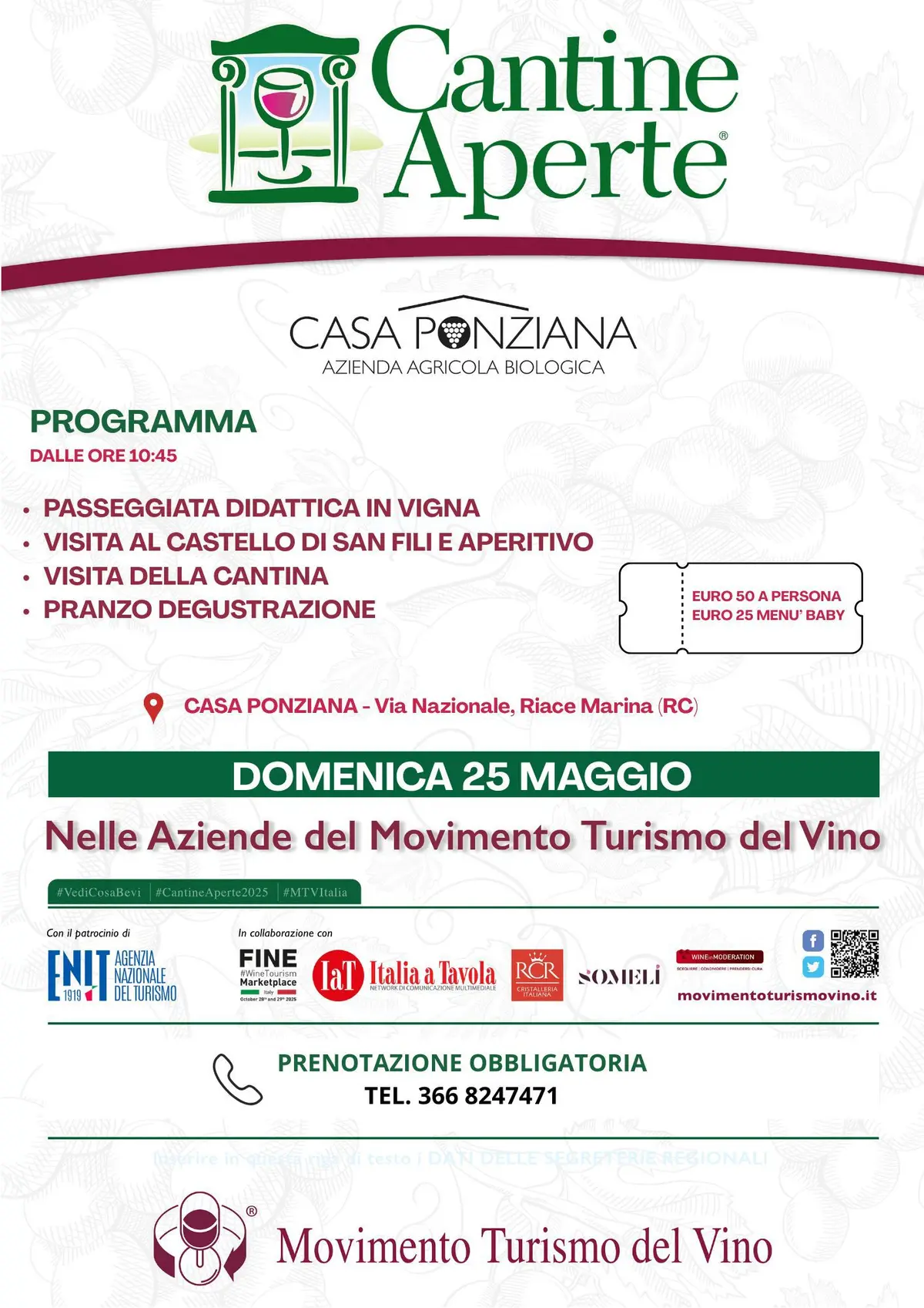 Cantine Aperte, Casa Ponziana