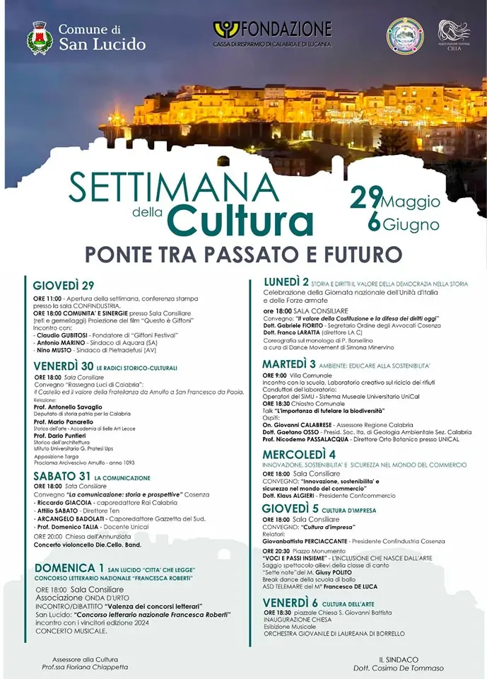 Settimana della cultura San Lucido