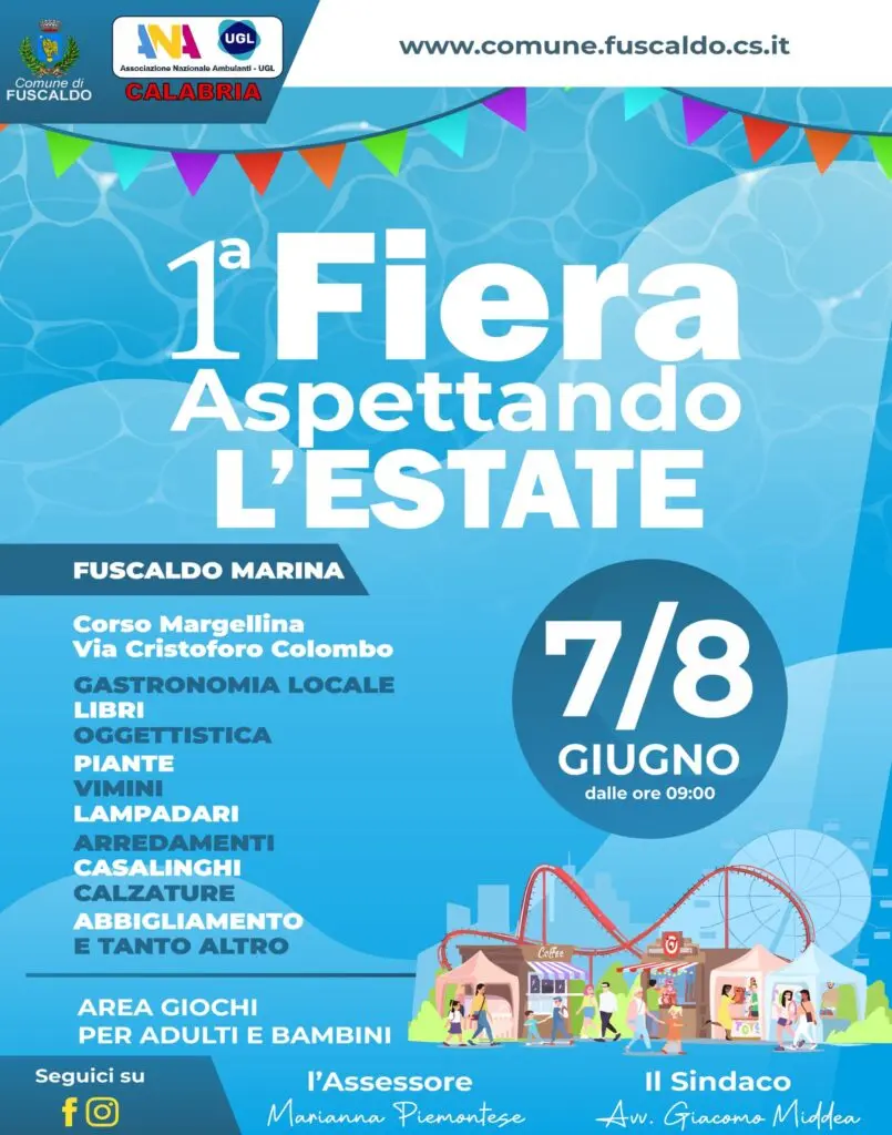 Fiera aspettando l'estate a Fuscaldo marina