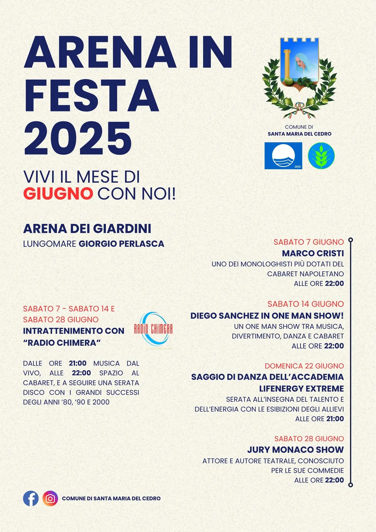 Evento Arena in festa a Santa Maria del Cedro