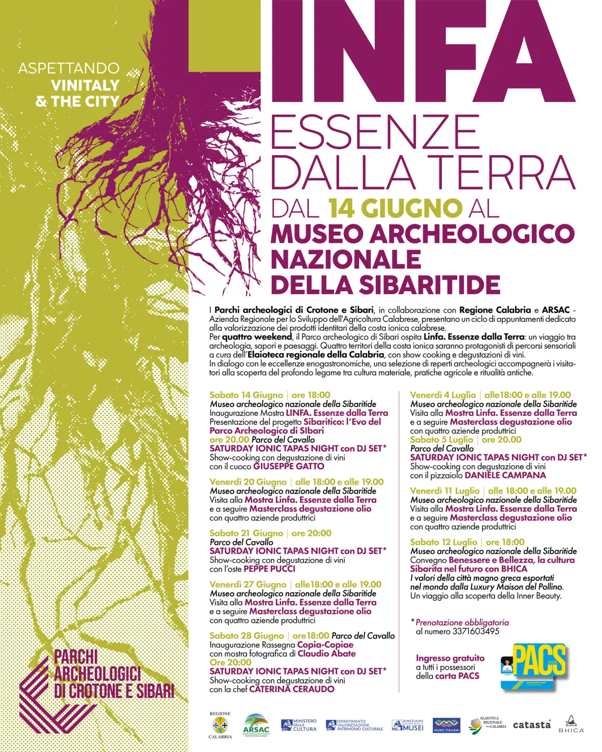 locandina mostra linfa