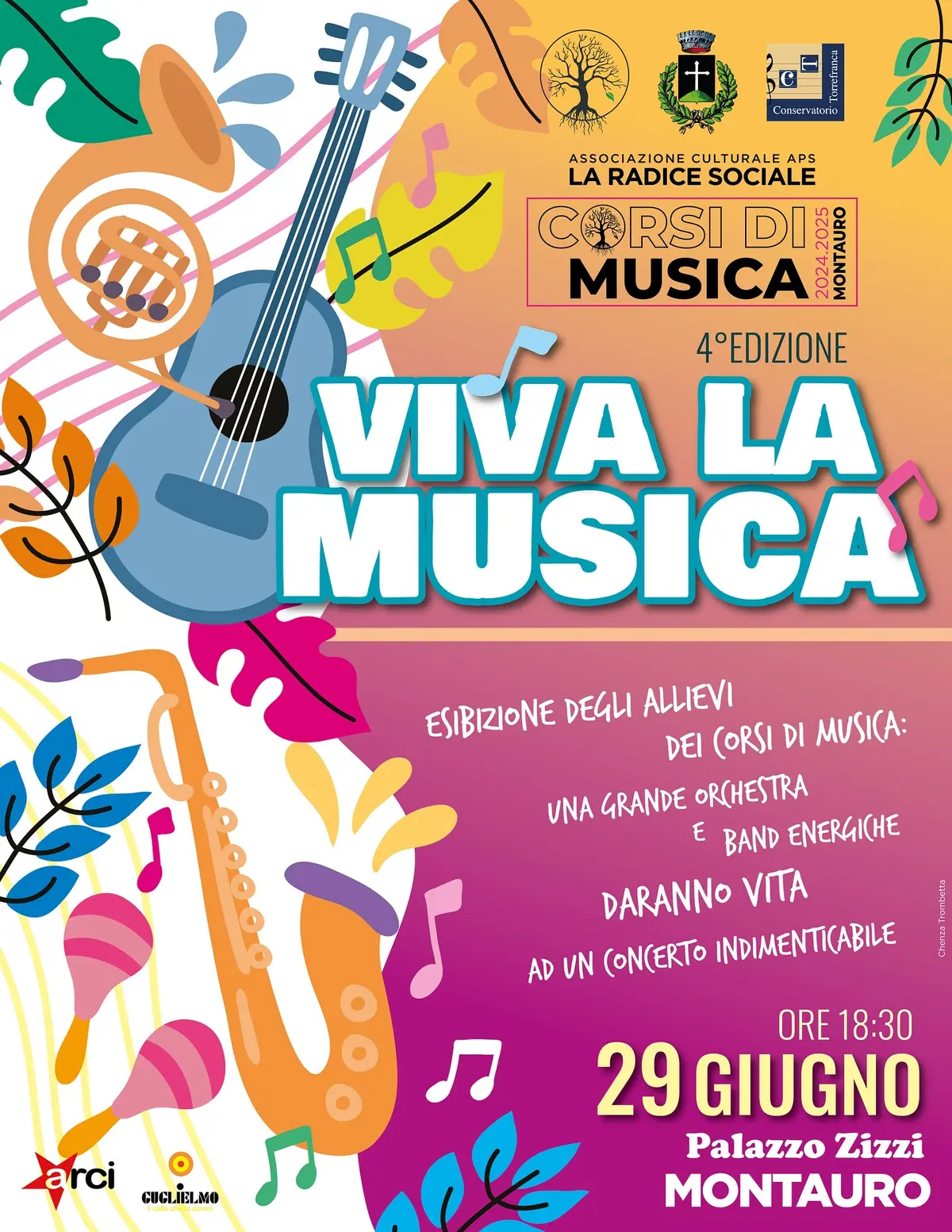 Locandina evento Viva la musica