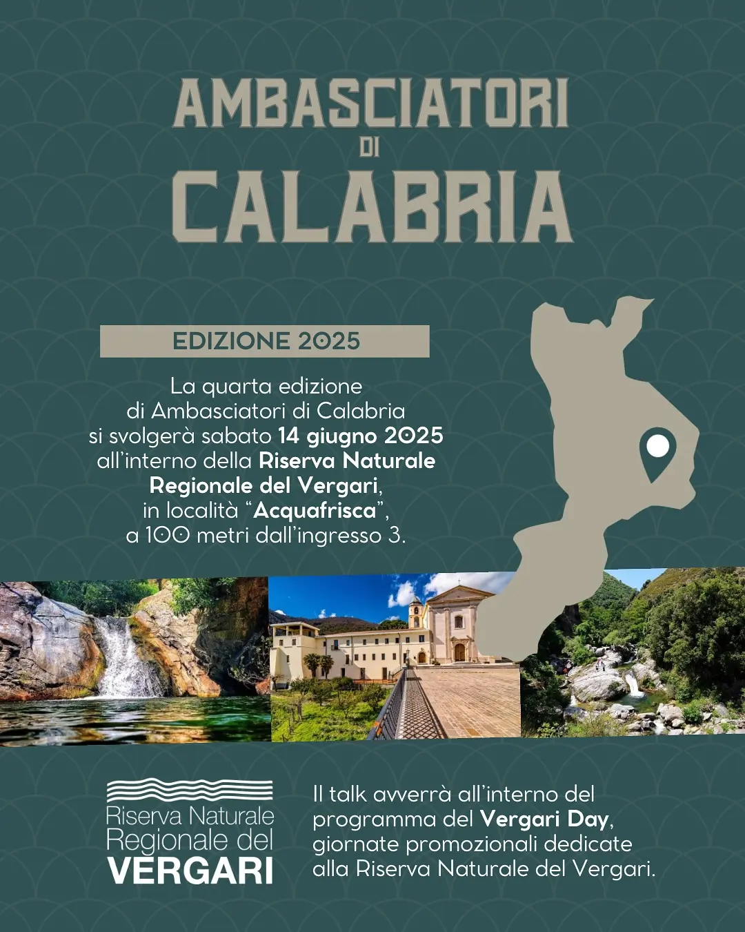 Locandina evento Ambasciatori di Calabria