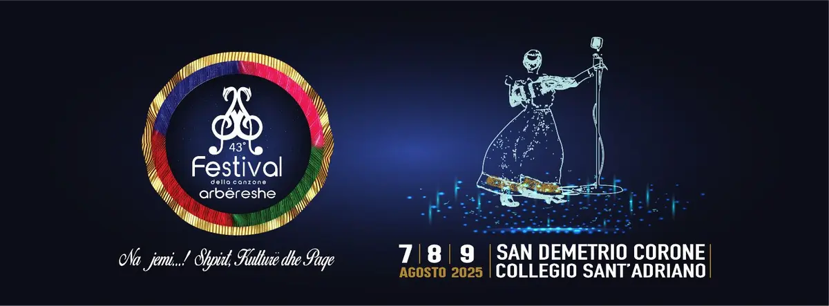 Locandine evento Festival della canzone arbereshe