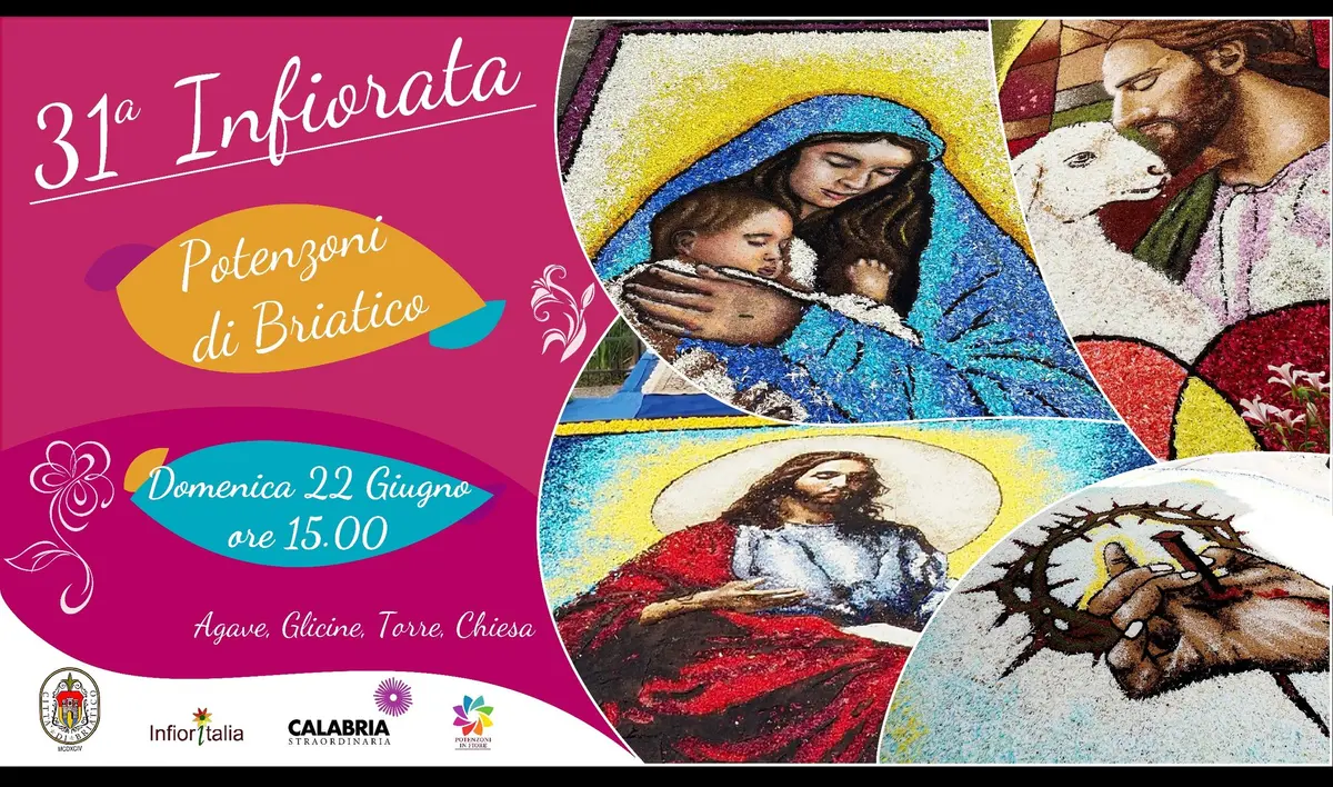 Locandina evento Infiorata di Potenzioni