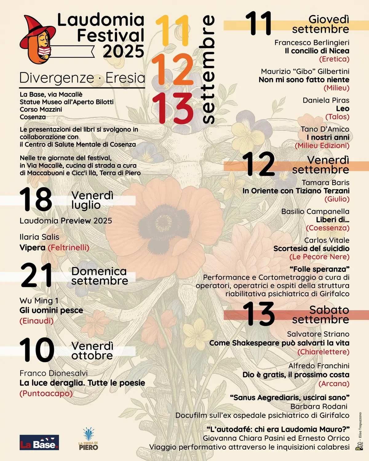 Locandina Laudomia Festival a Cosenza