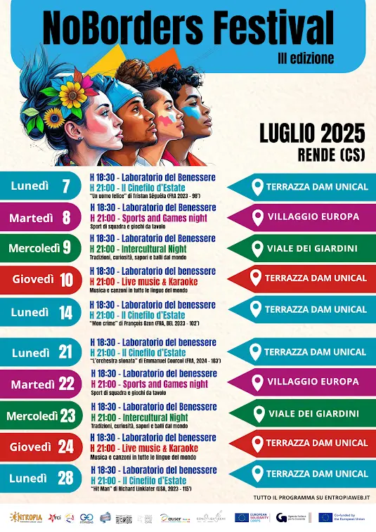 NoBorders Festival programma