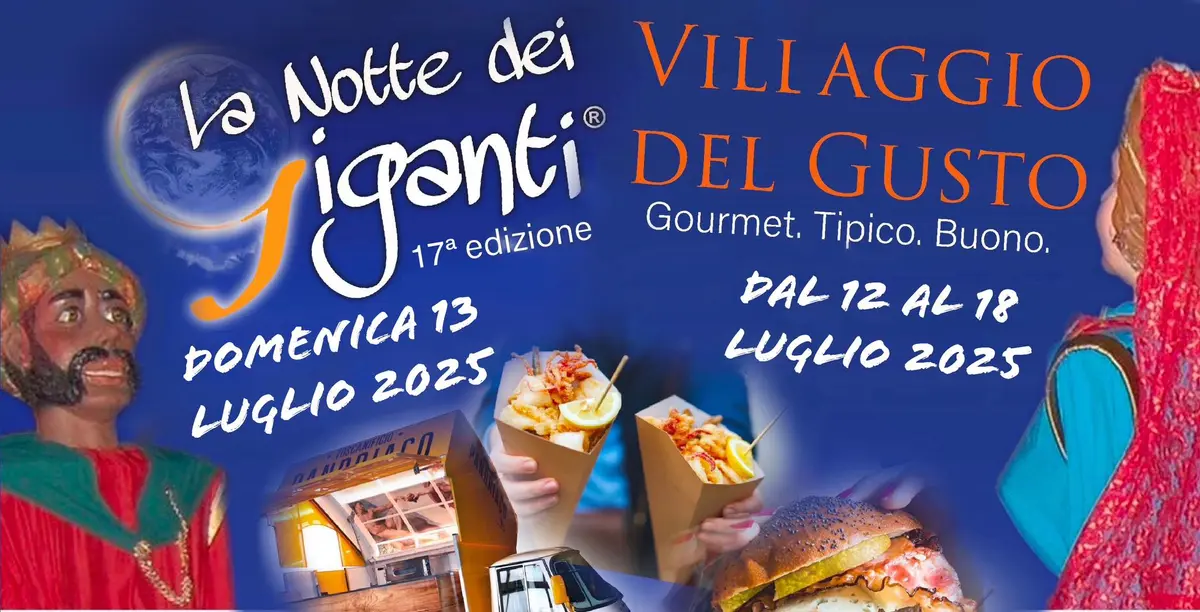 Locandina evento La notte dei giganti