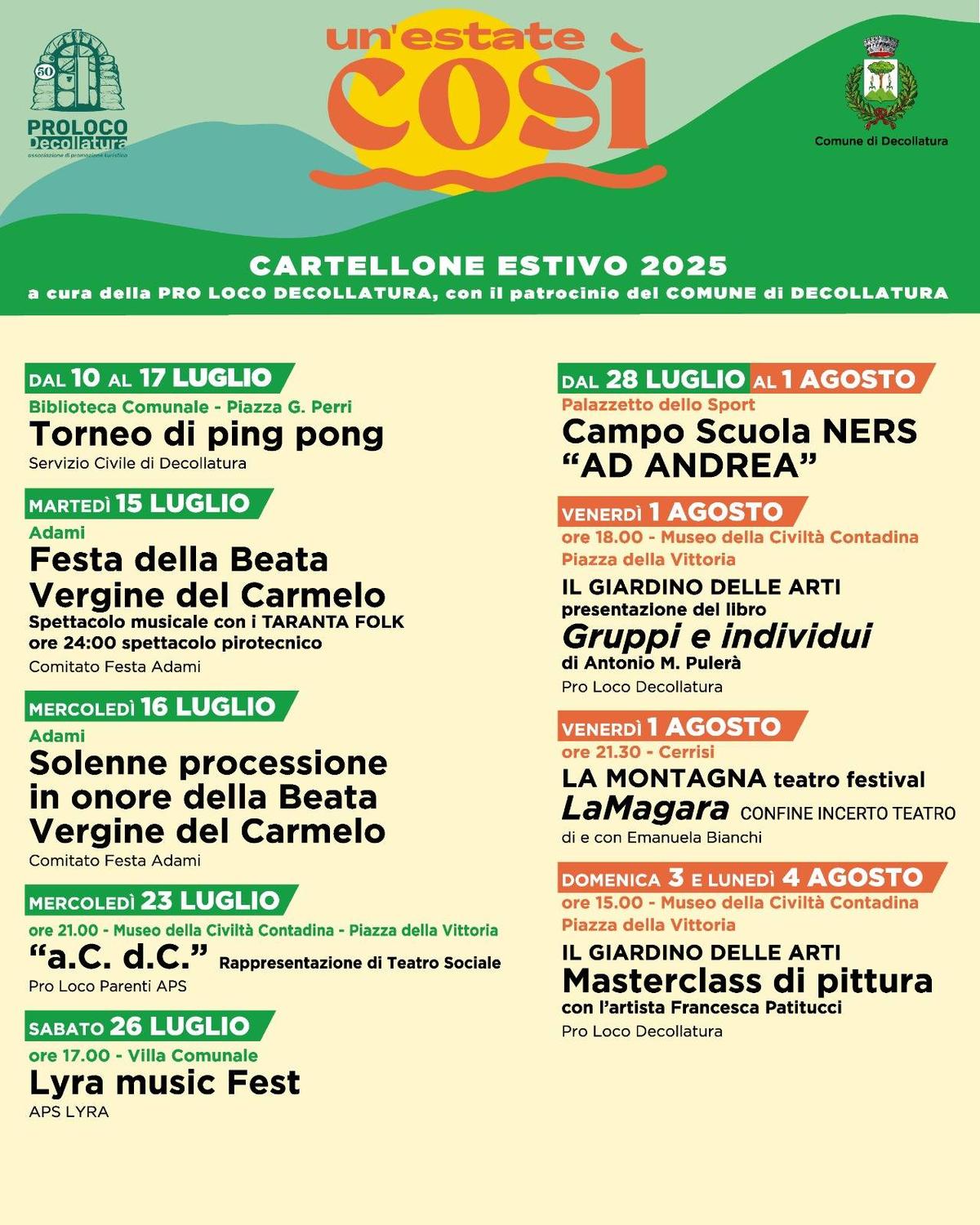 Estate a Decollatura