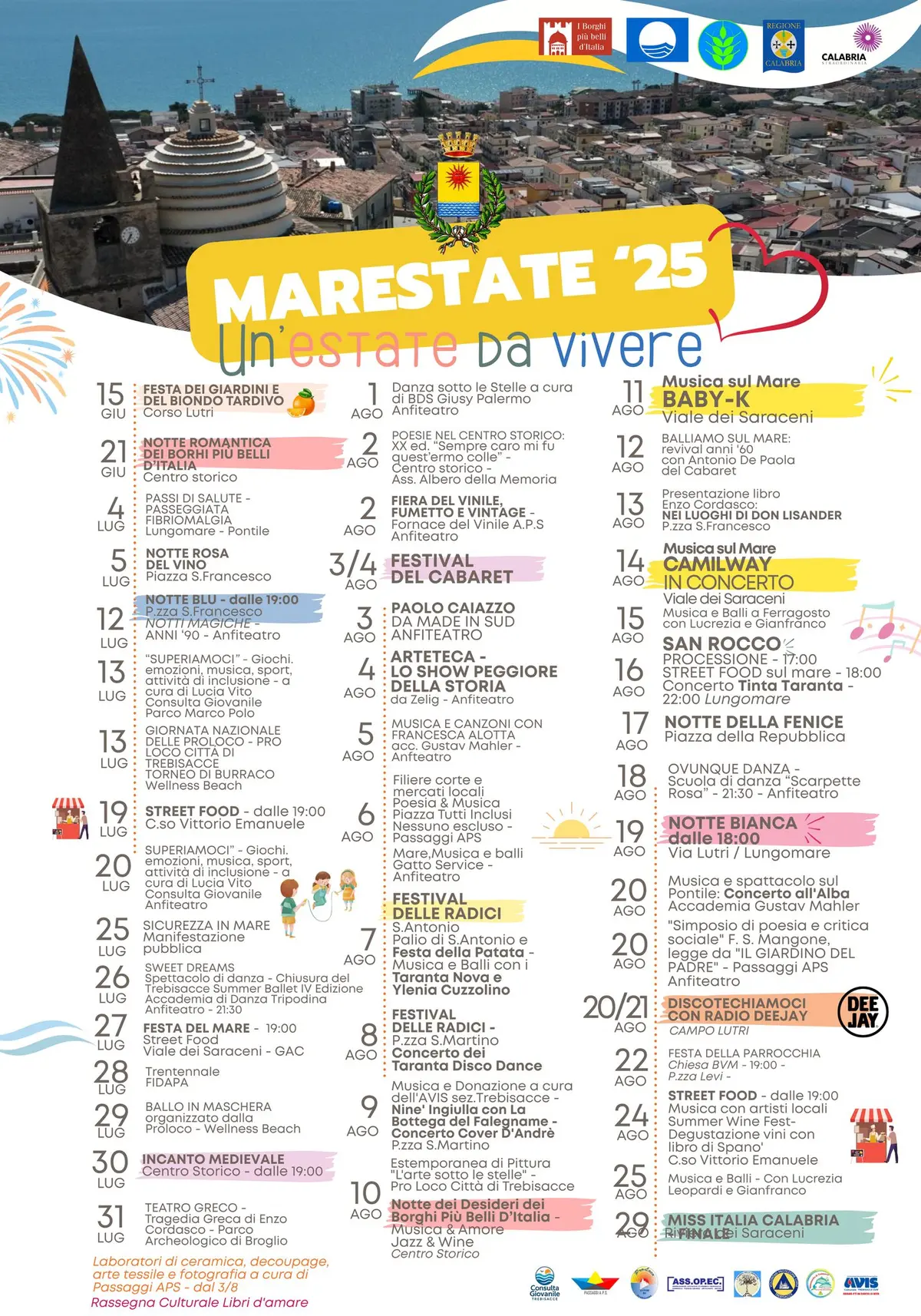 Calendario eventi Estate a Trebisacce