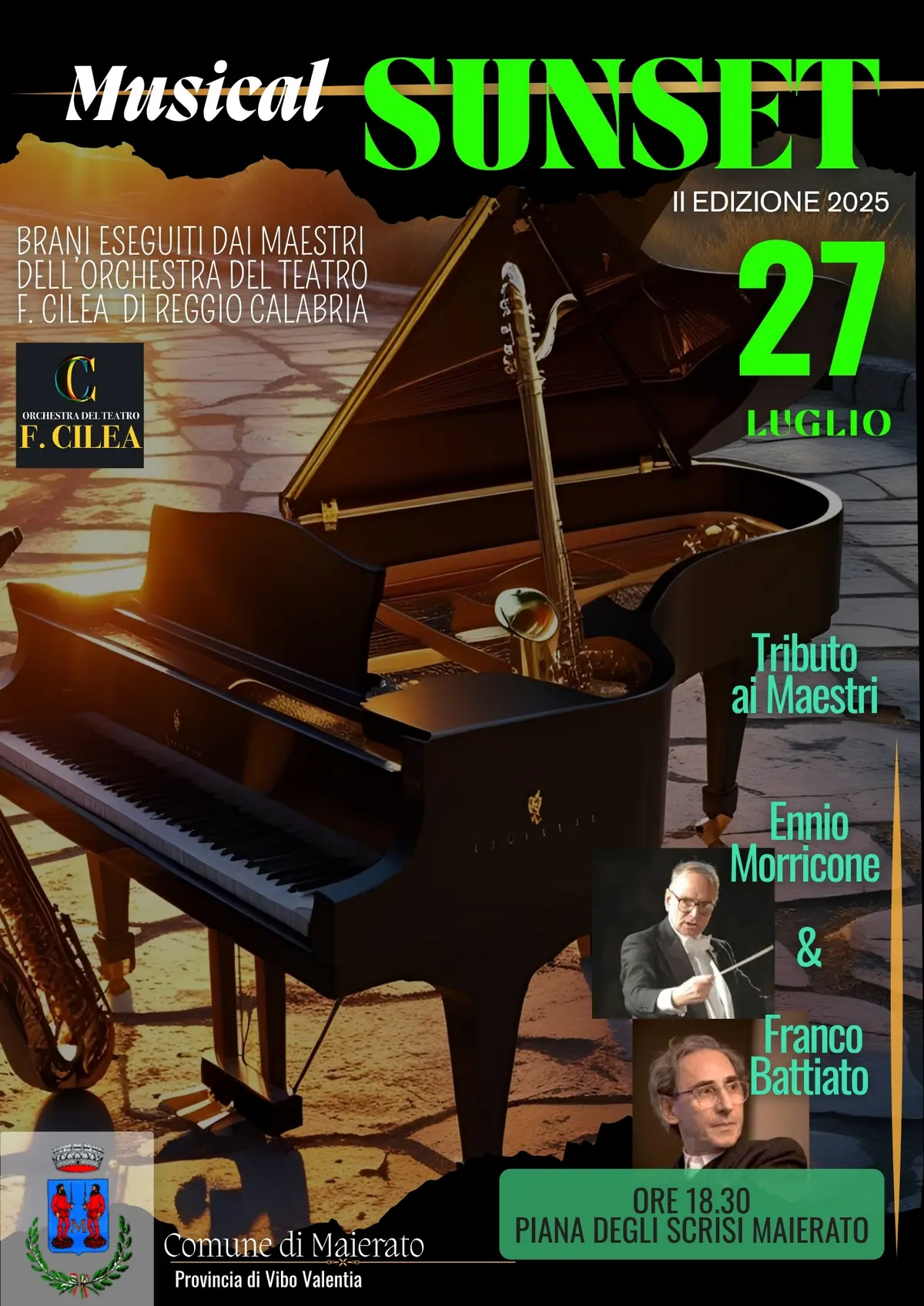 Locandina evento Musical sunset