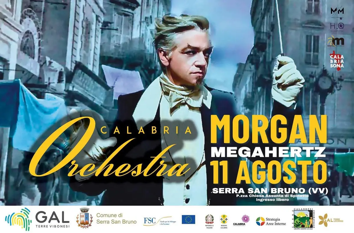 Locandina evento Morgan in concerto