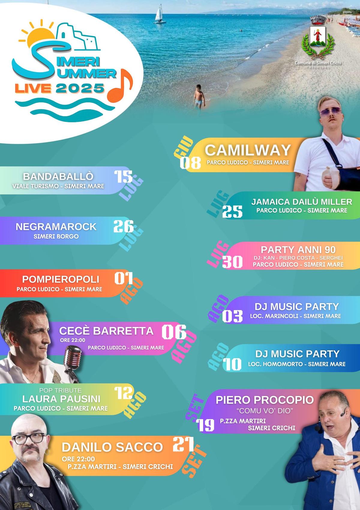 Calendario eventi Estate a Simeri Crichi