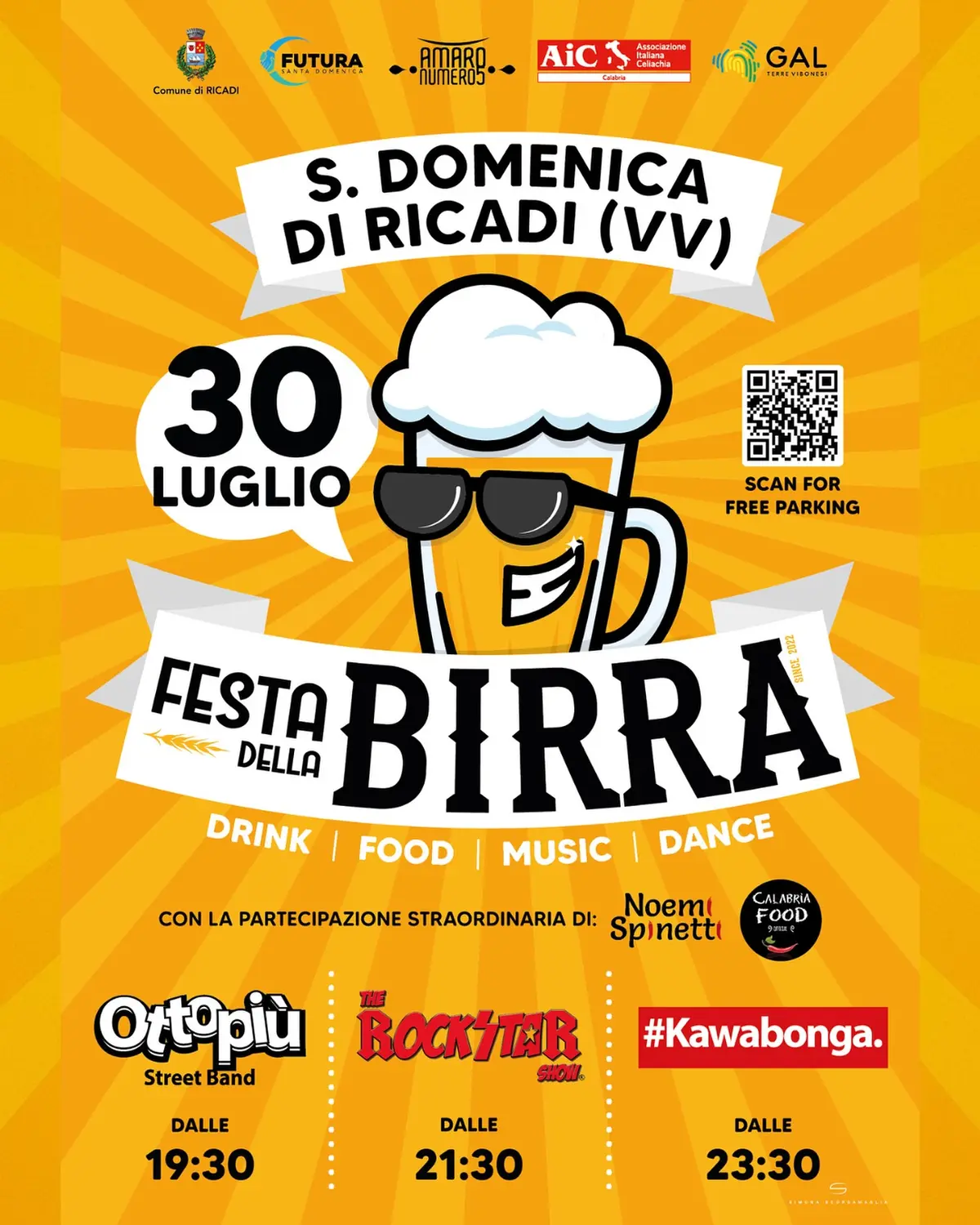 Locandina Festa della Birra Ricadi