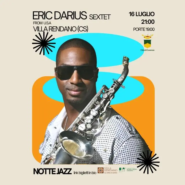 Locandina evento Eric Darius