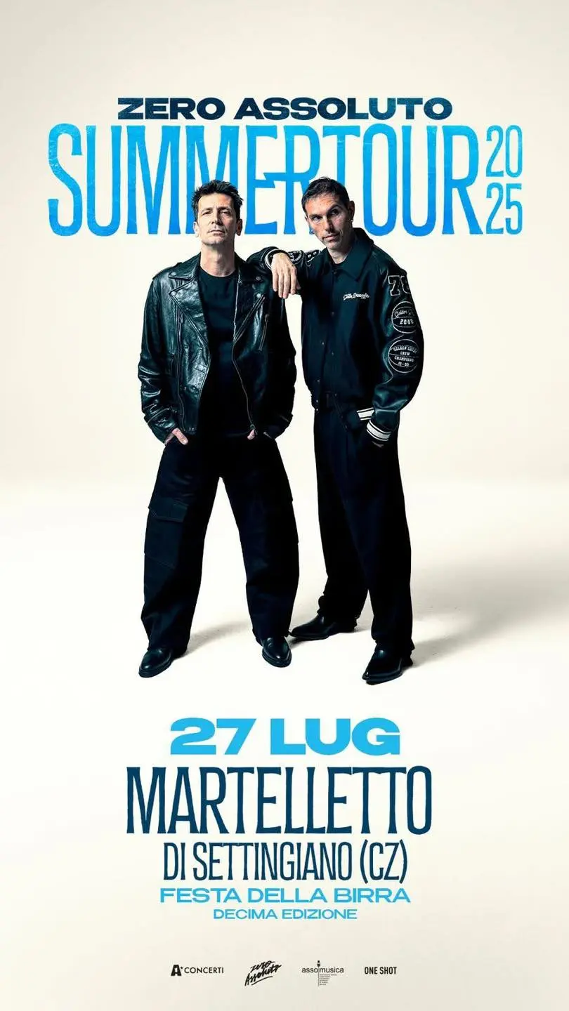 Locandina evento Zero assoluto in concerto