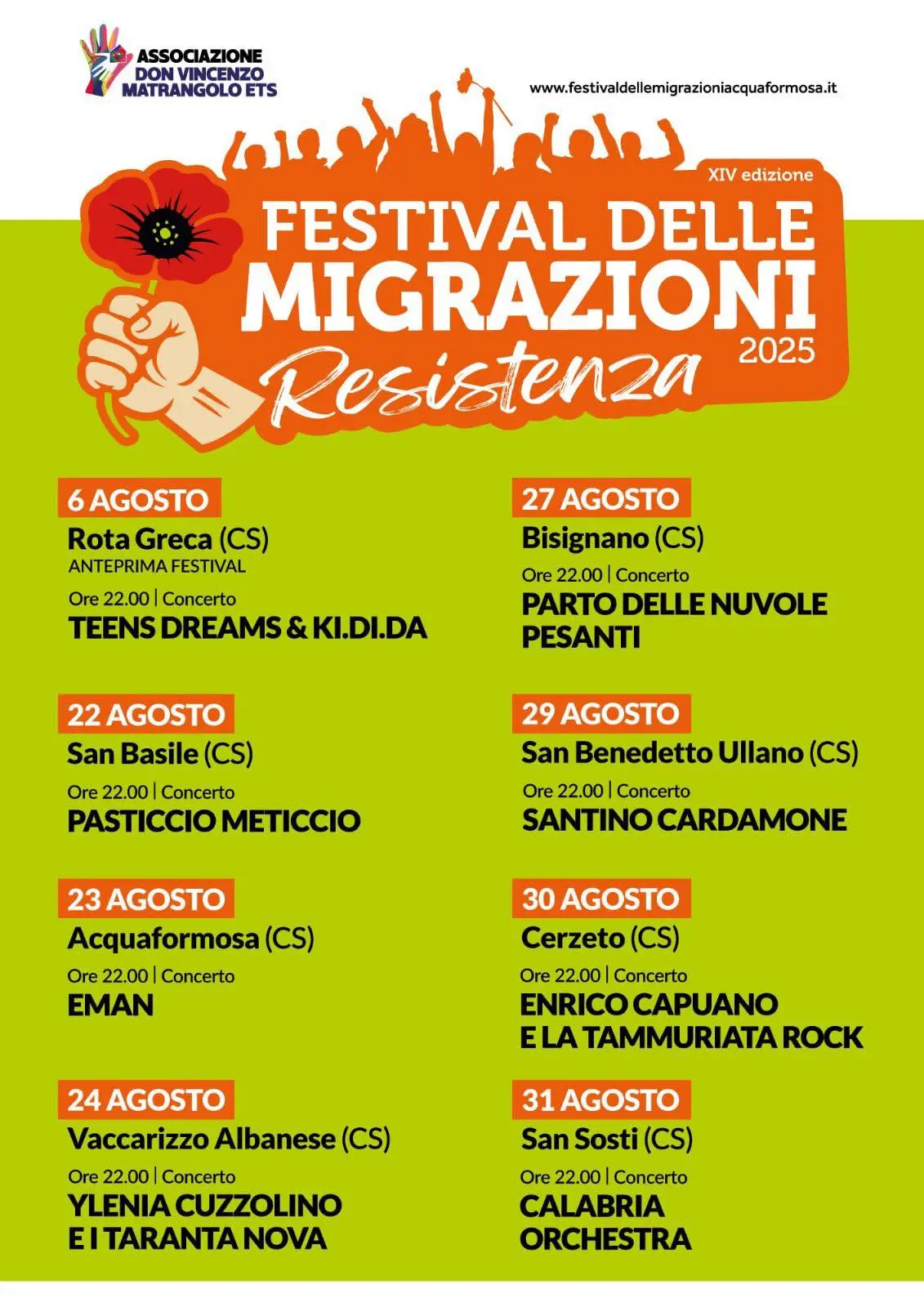 Locandina evento Festival delle migrazioni