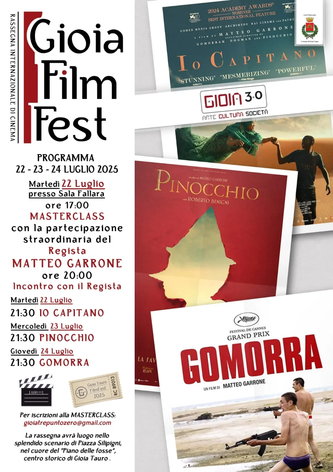 Locandina evento Gioia Film Fest