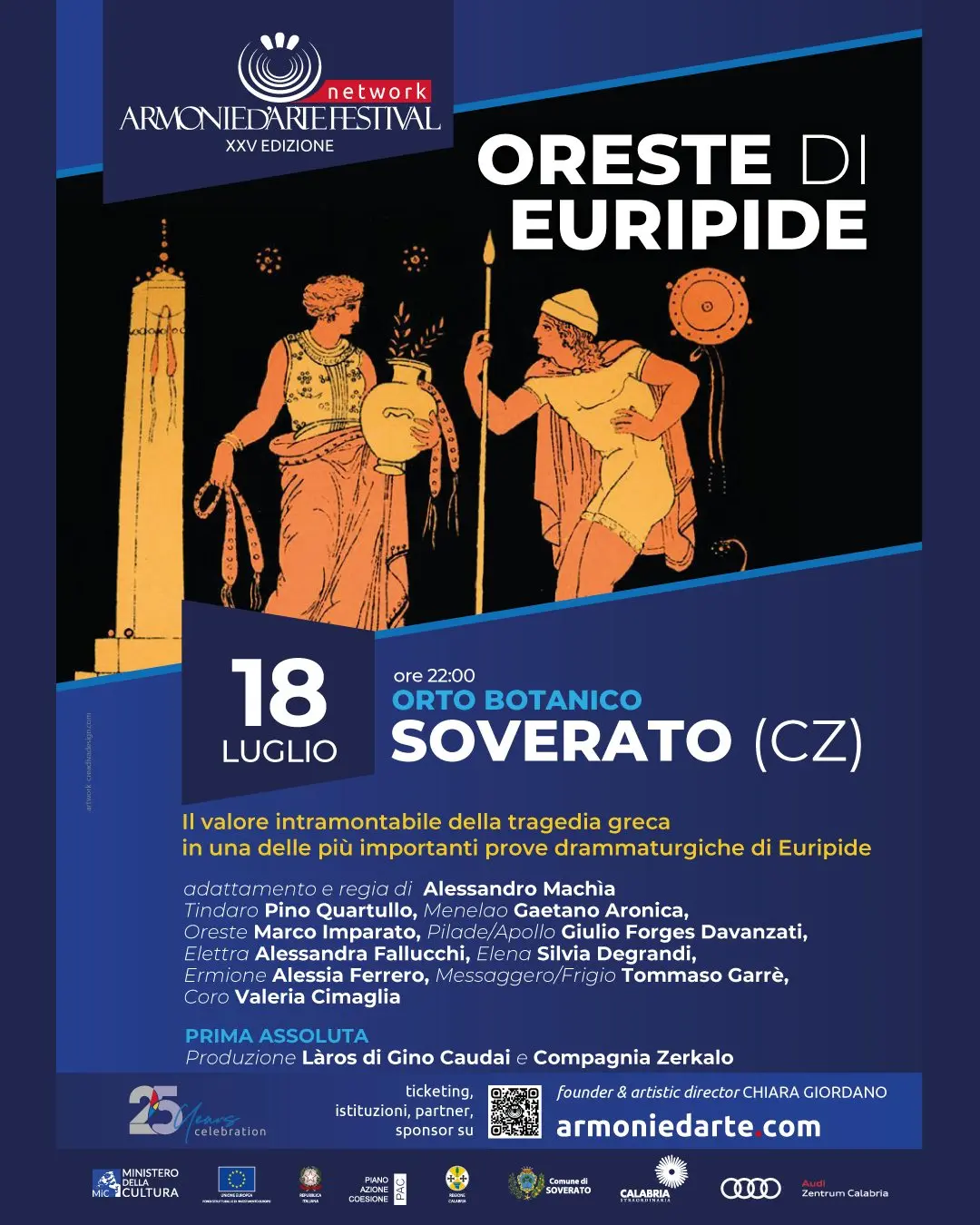 Locandina evento Oreste di Euripide