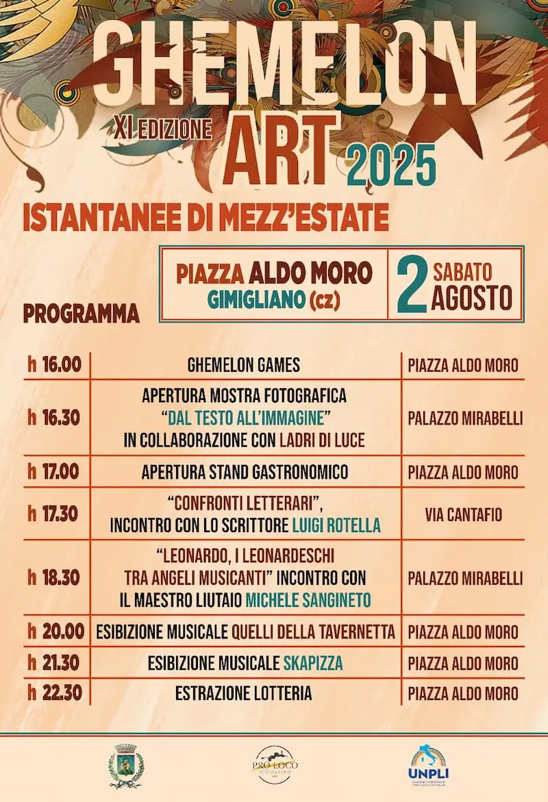 Locandina evento Ghemelon Art