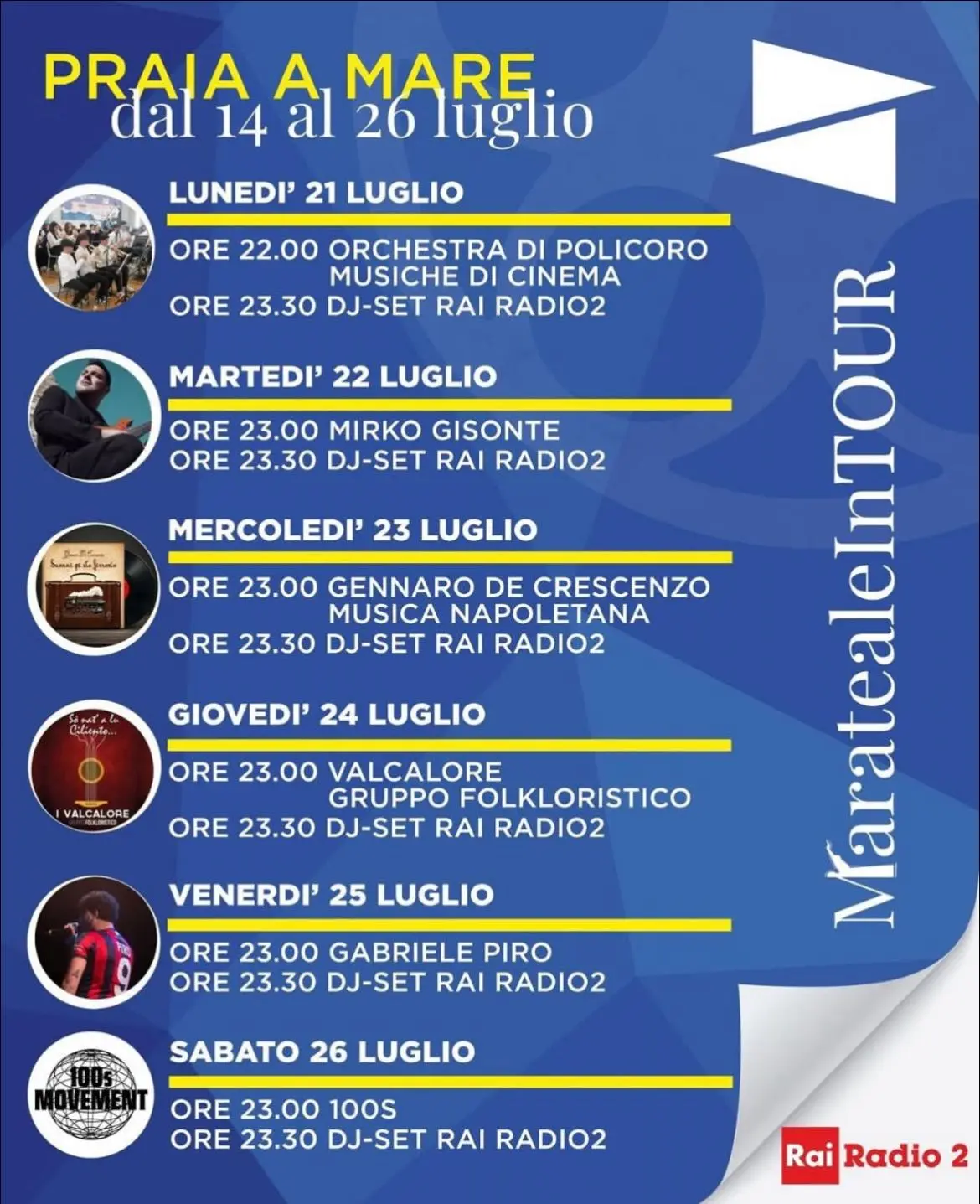 Locandina evento Marateale in tour