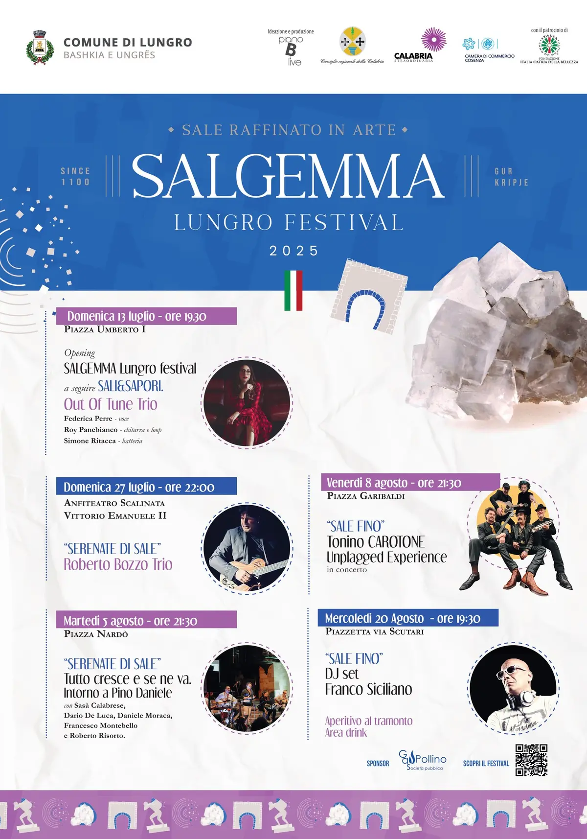 Locandina evento Salgemma Lungro Festival