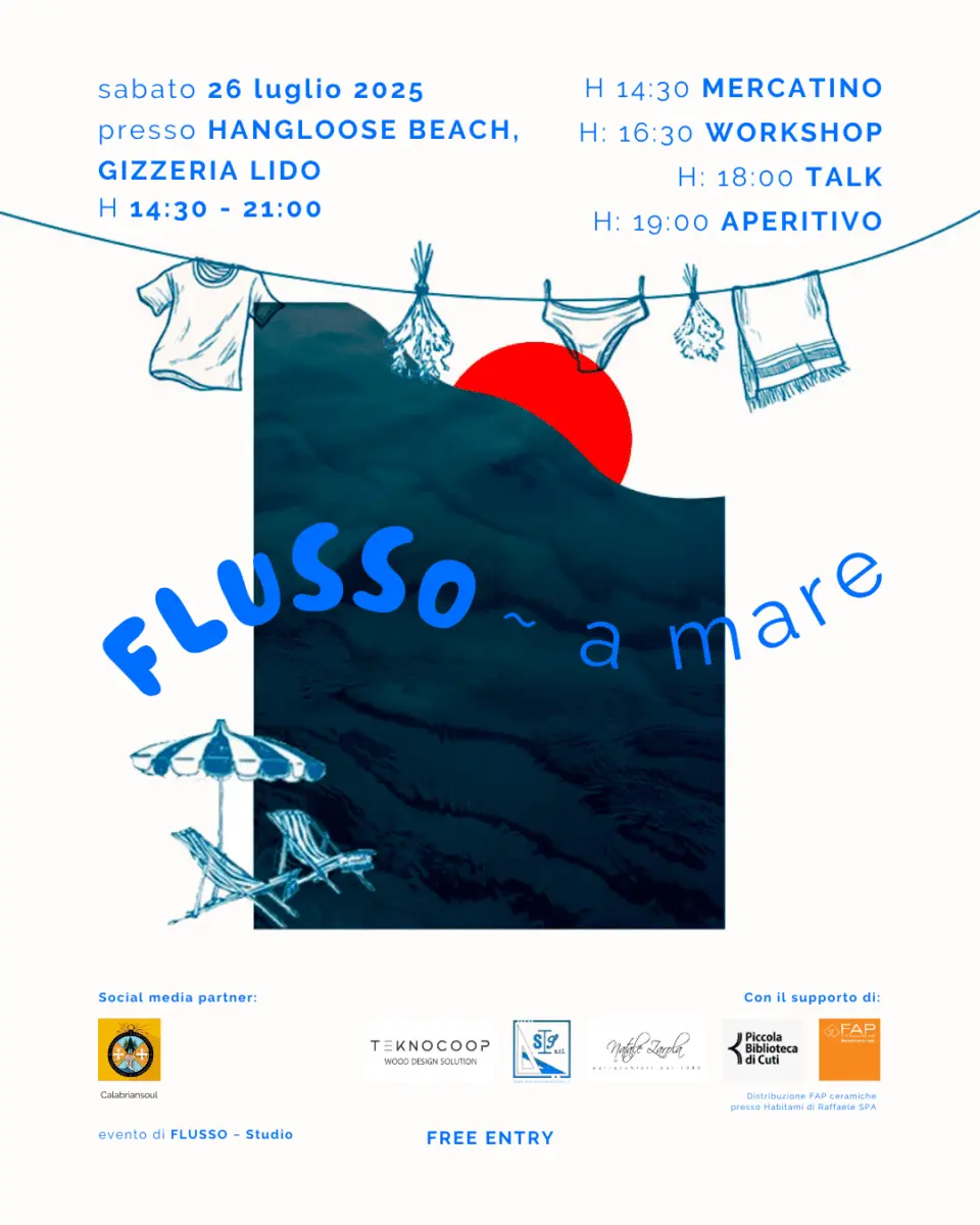 Locandina evento Flusso a mare