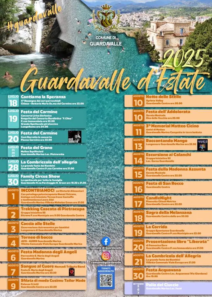 Calendario eventi Estate a Guardavalle