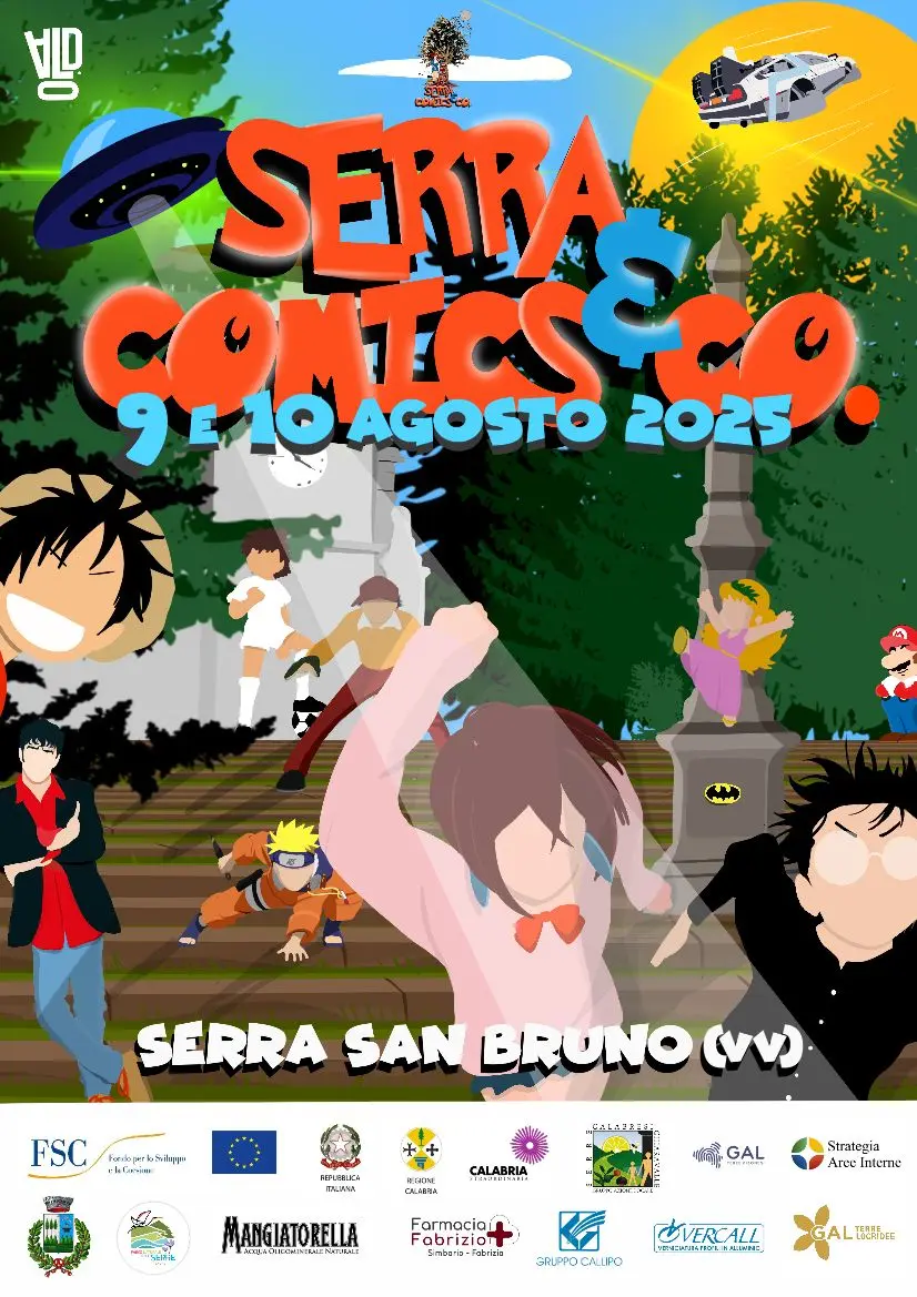 Locandina evento Serra Comics
