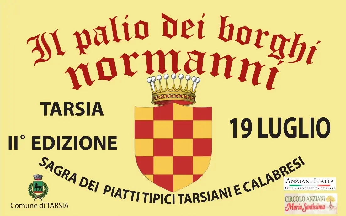 Locandina evento Palio dei Borghi Normanni