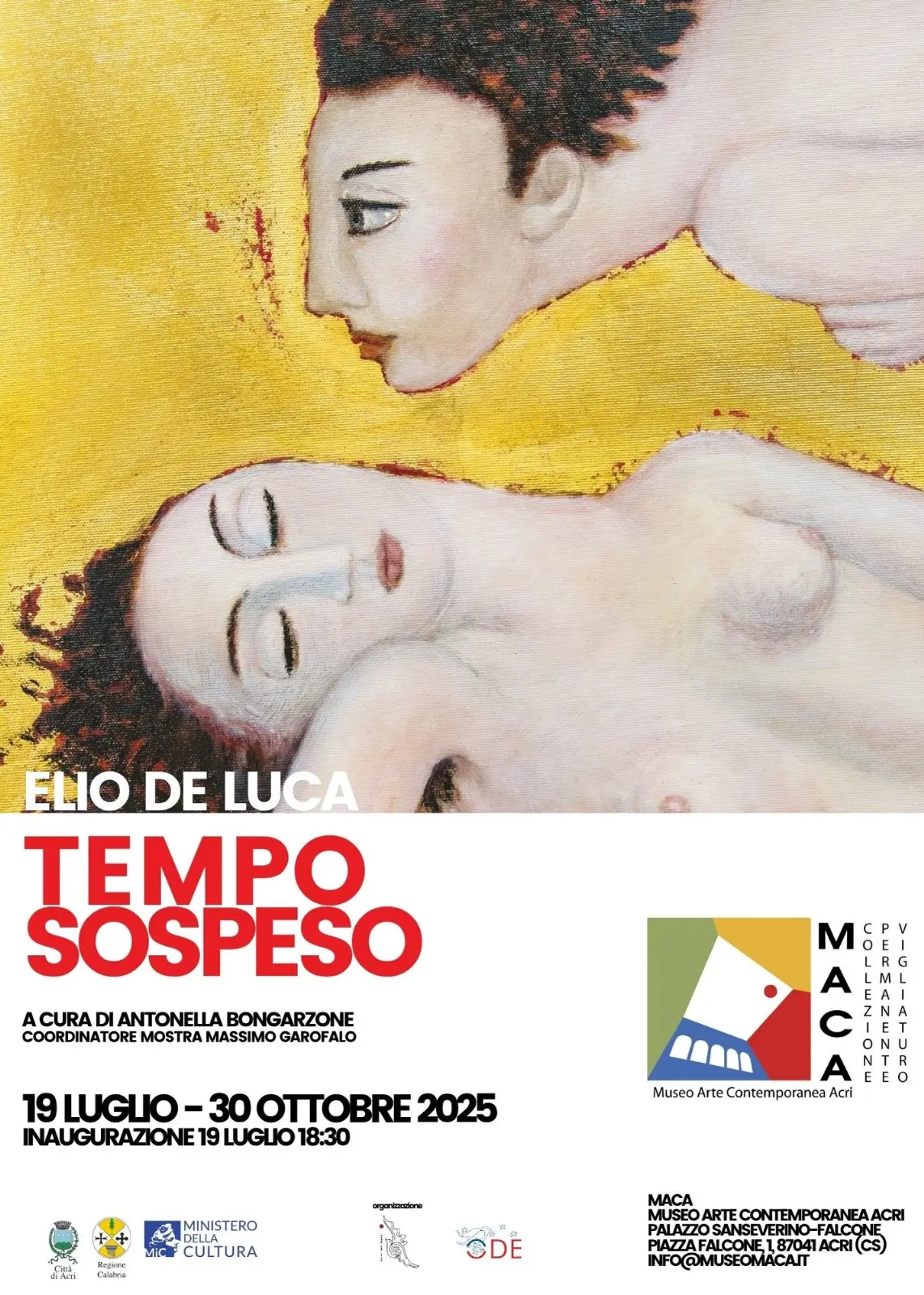 Locandina mostra Tempo sospeso