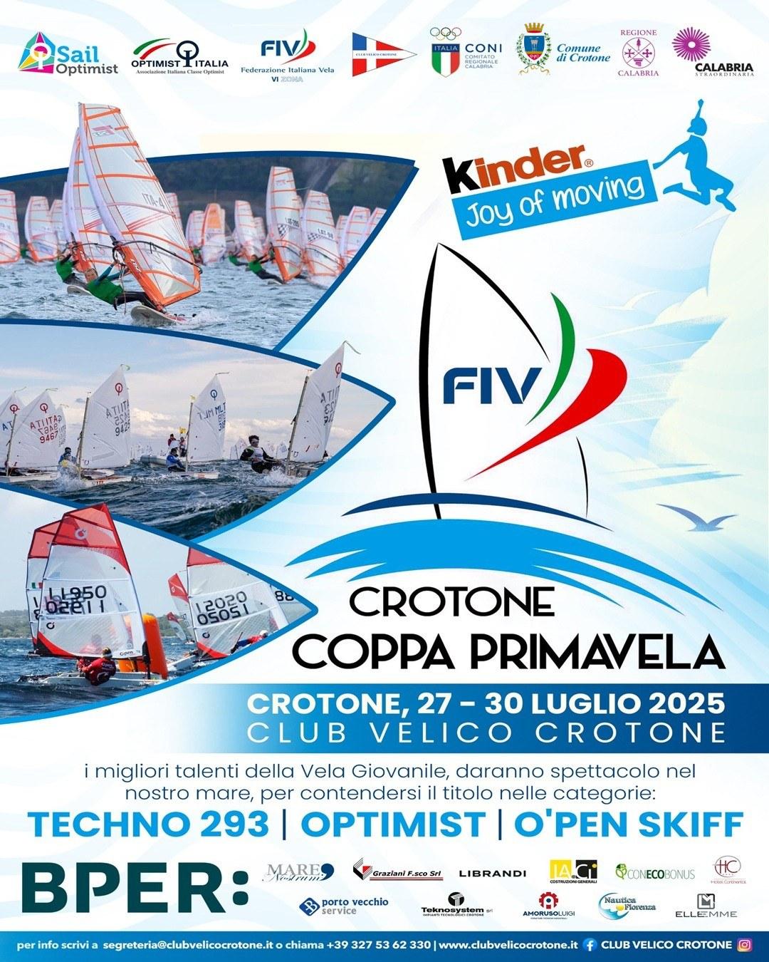 Locandina evento Coppa PrimaVela