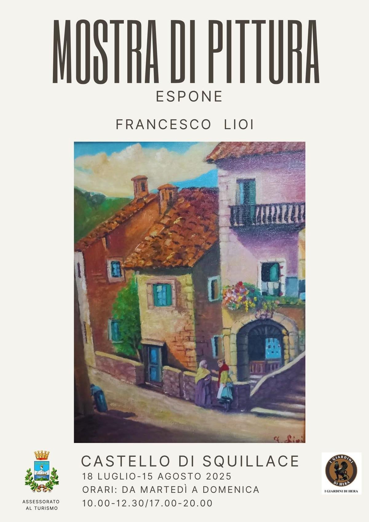 Locandina evento Mostra Francesco Lioi