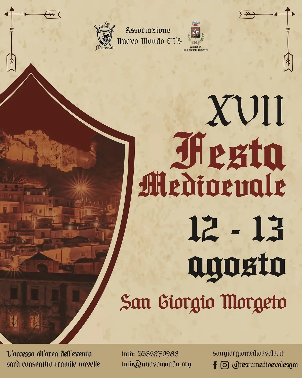 Locandina evento Festa Medioevale