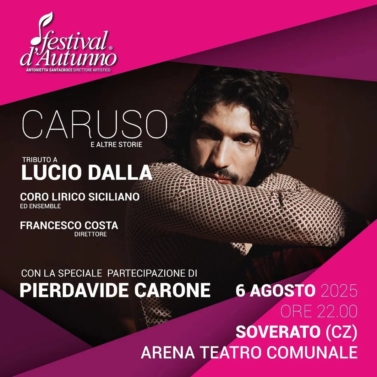 Locandina evento Caruso e altre storie