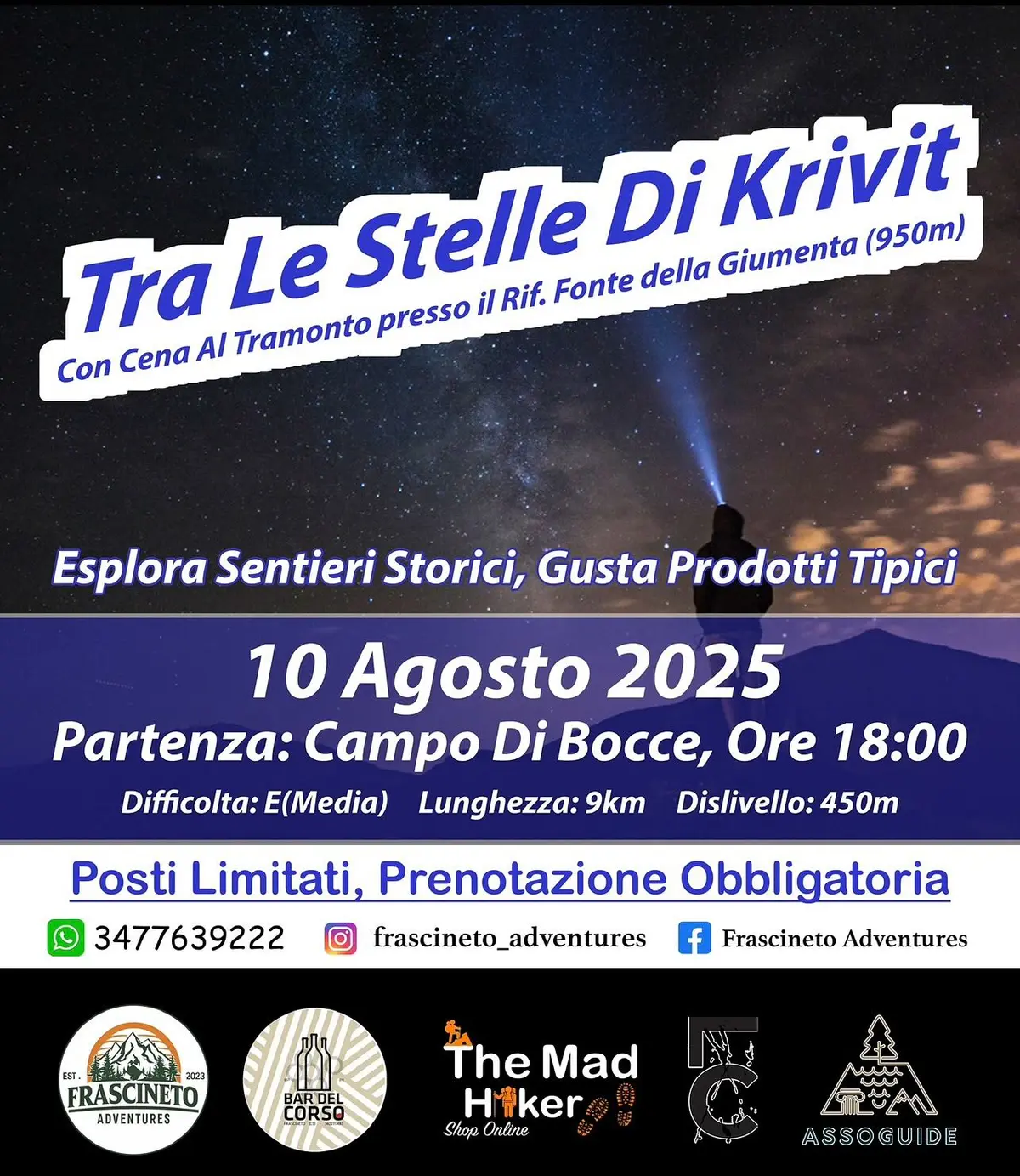 Locandina evento Tra le stelle di krivit