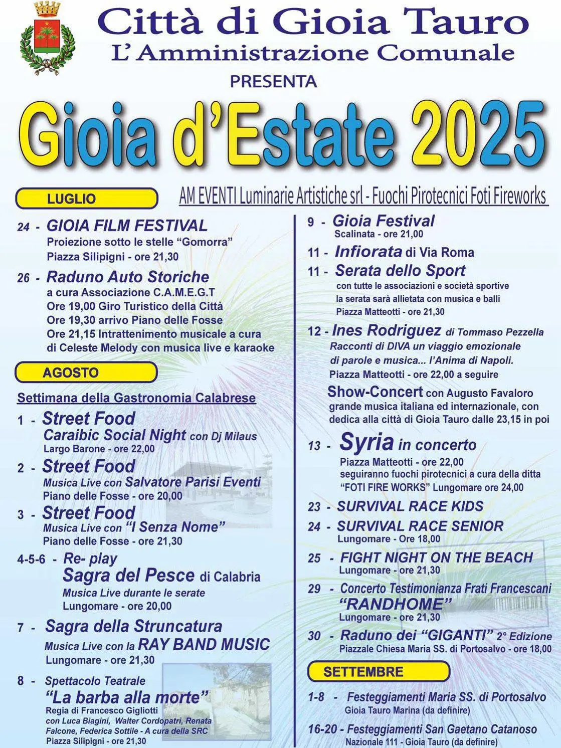 Locandina evento Estate a Gioia Tauro
