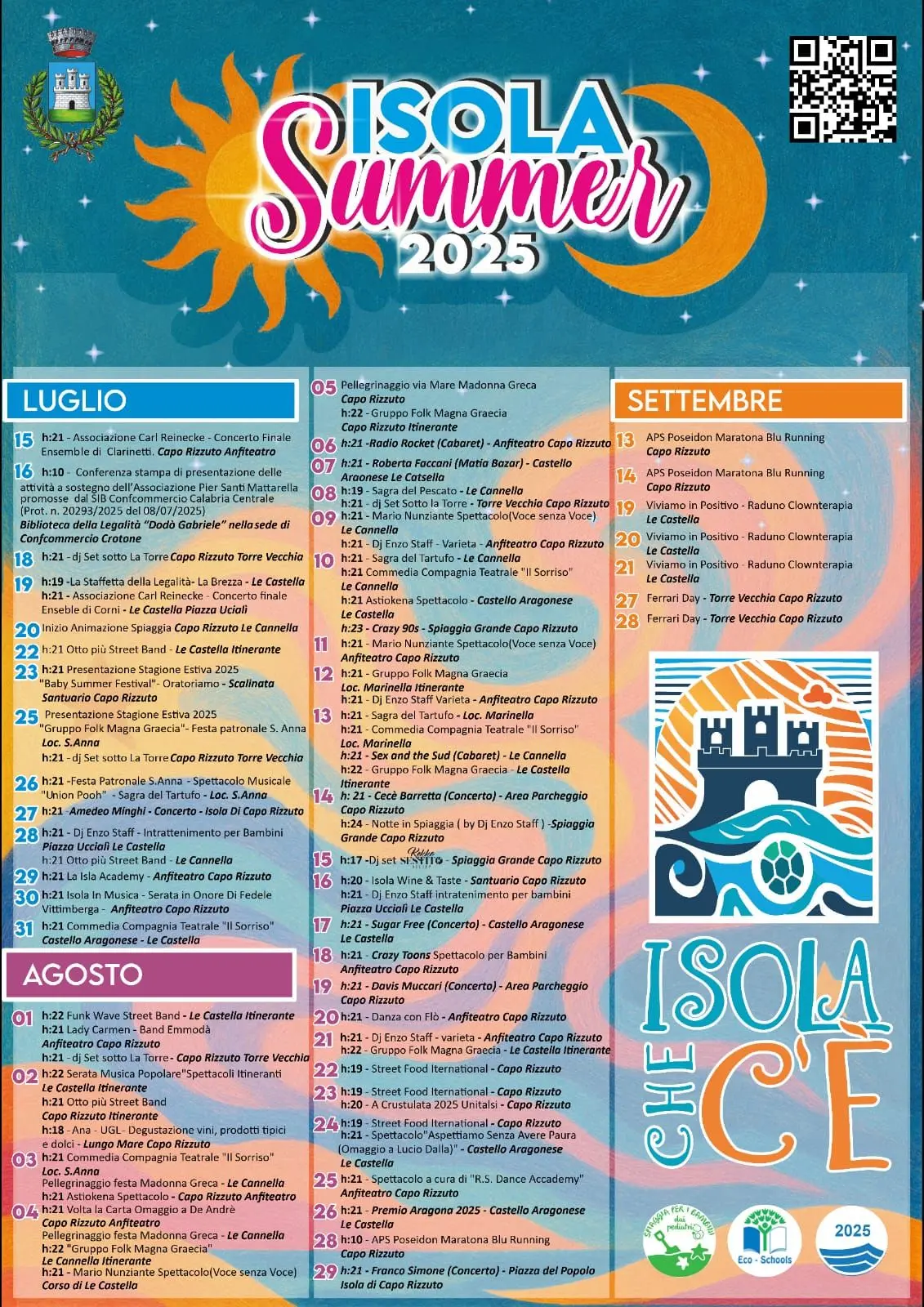Calendario eventi Estate ad Isola Capo Rizzuto