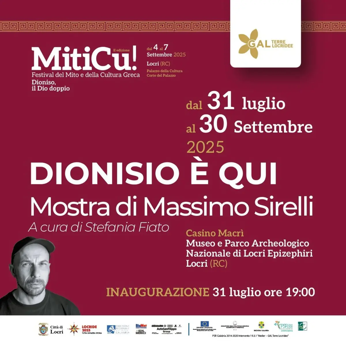 Locandina evento Dionisio e qui