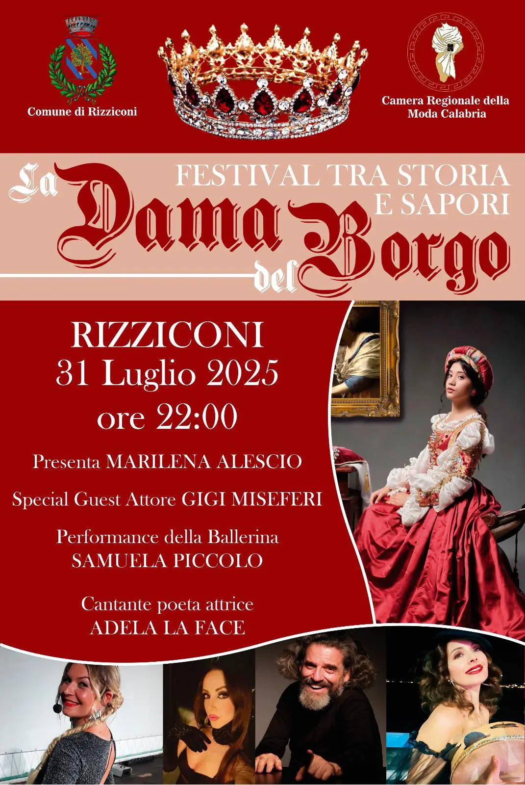 Locandina evento La dama del borgo