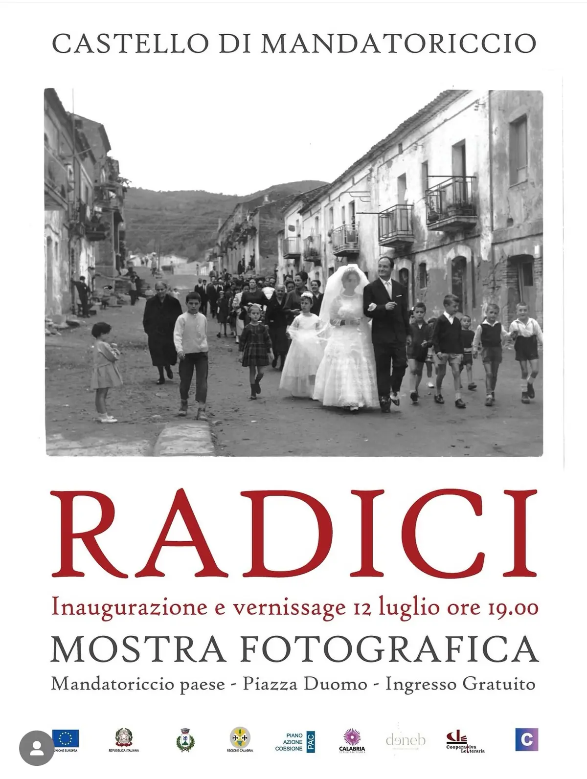 Locandina Radici Mostra Fotografica