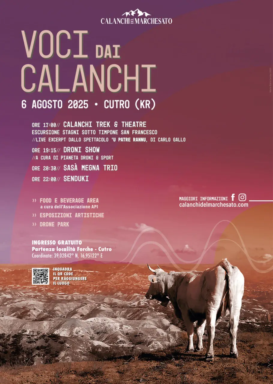 Locandina Voci dai Calanchi 2025