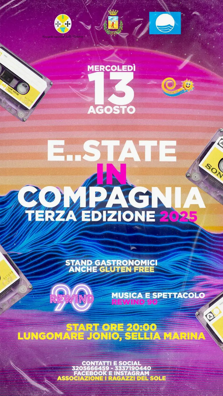 Locandina Rewind anni 90-Sellia Marina