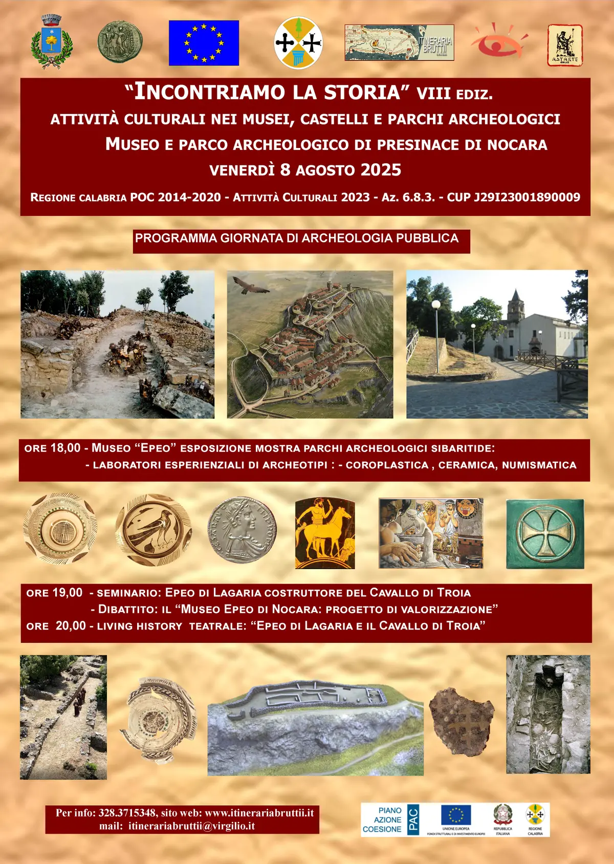 Locandina evento 8 agosto 2025