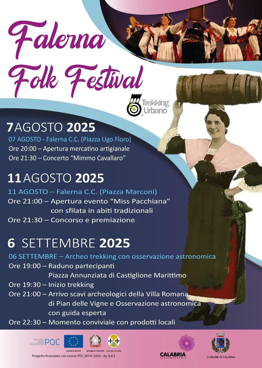 Locandina Falerna Folk Festival 2025