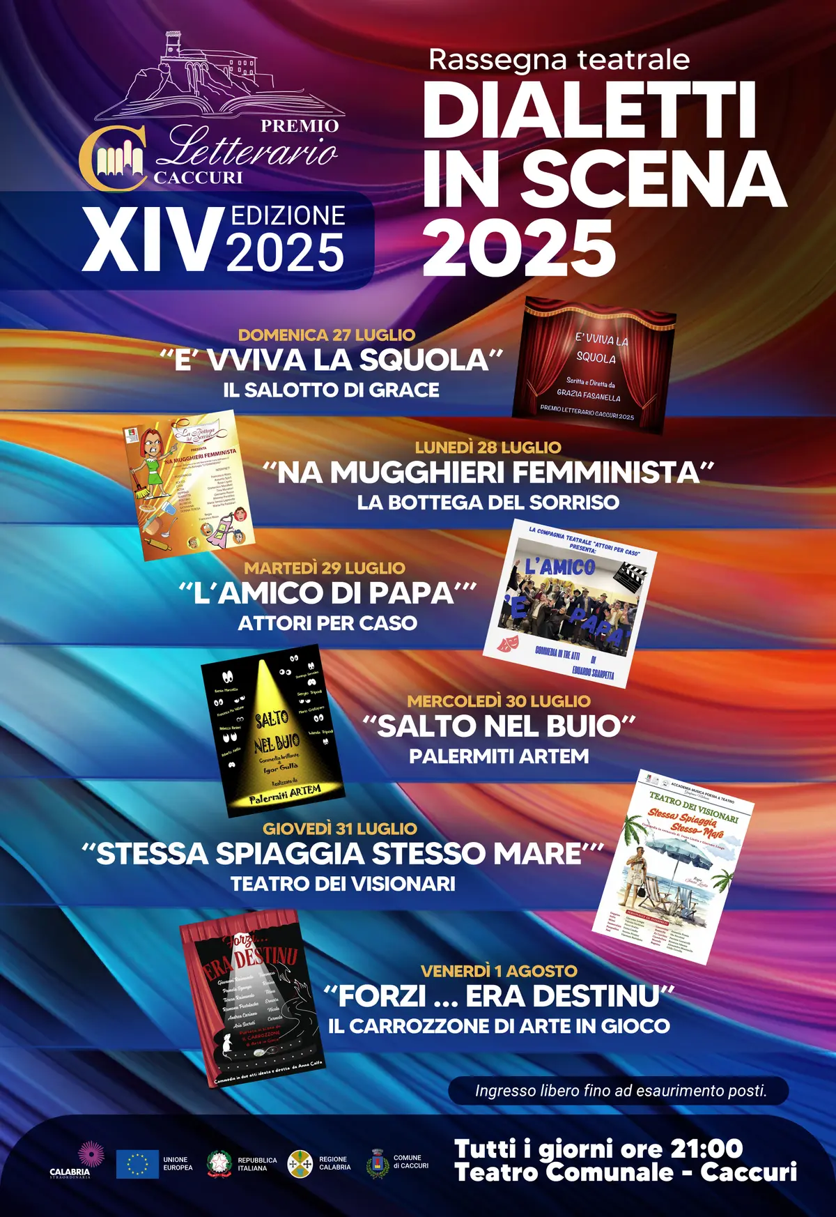 Locandina evento Dialetti in Scena